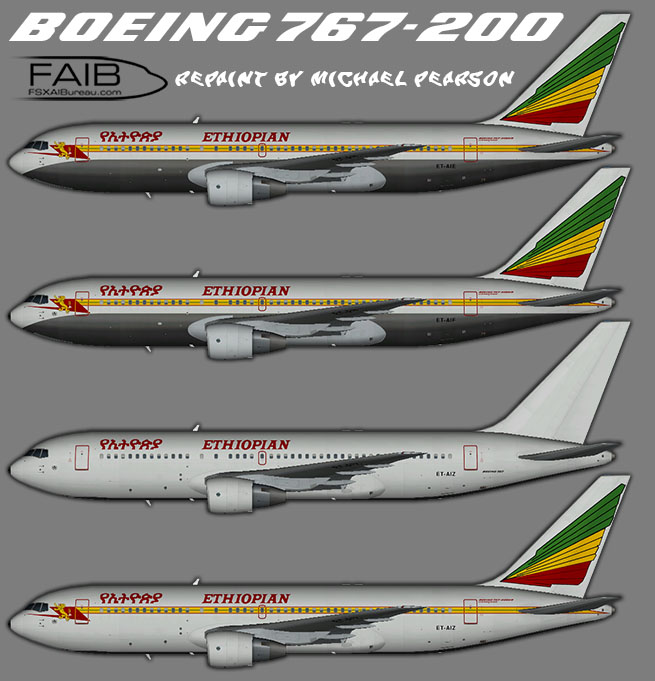 Ethiopian Airlines 767-200 – Mikey's Retro FS Corner